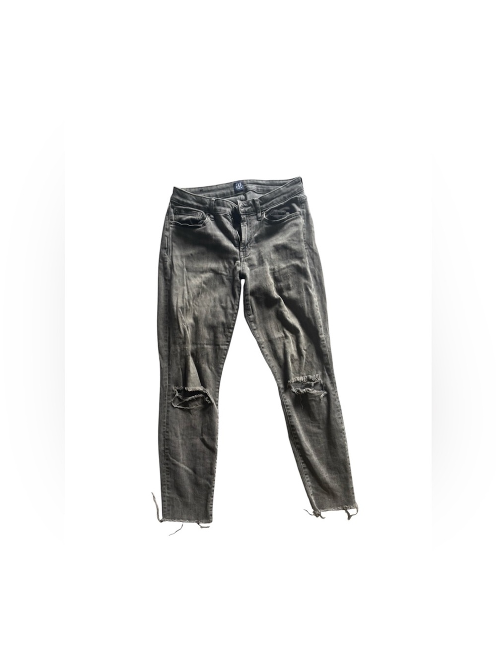 GAP Skinny Denim‎ Jeans Dark Olive 8W